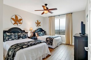 Lägenhet Signature - 3 sovrum - utsikt mot stranden - mot vattnet | Individuell inredning, unika möbler och strykjärn/strykbräda