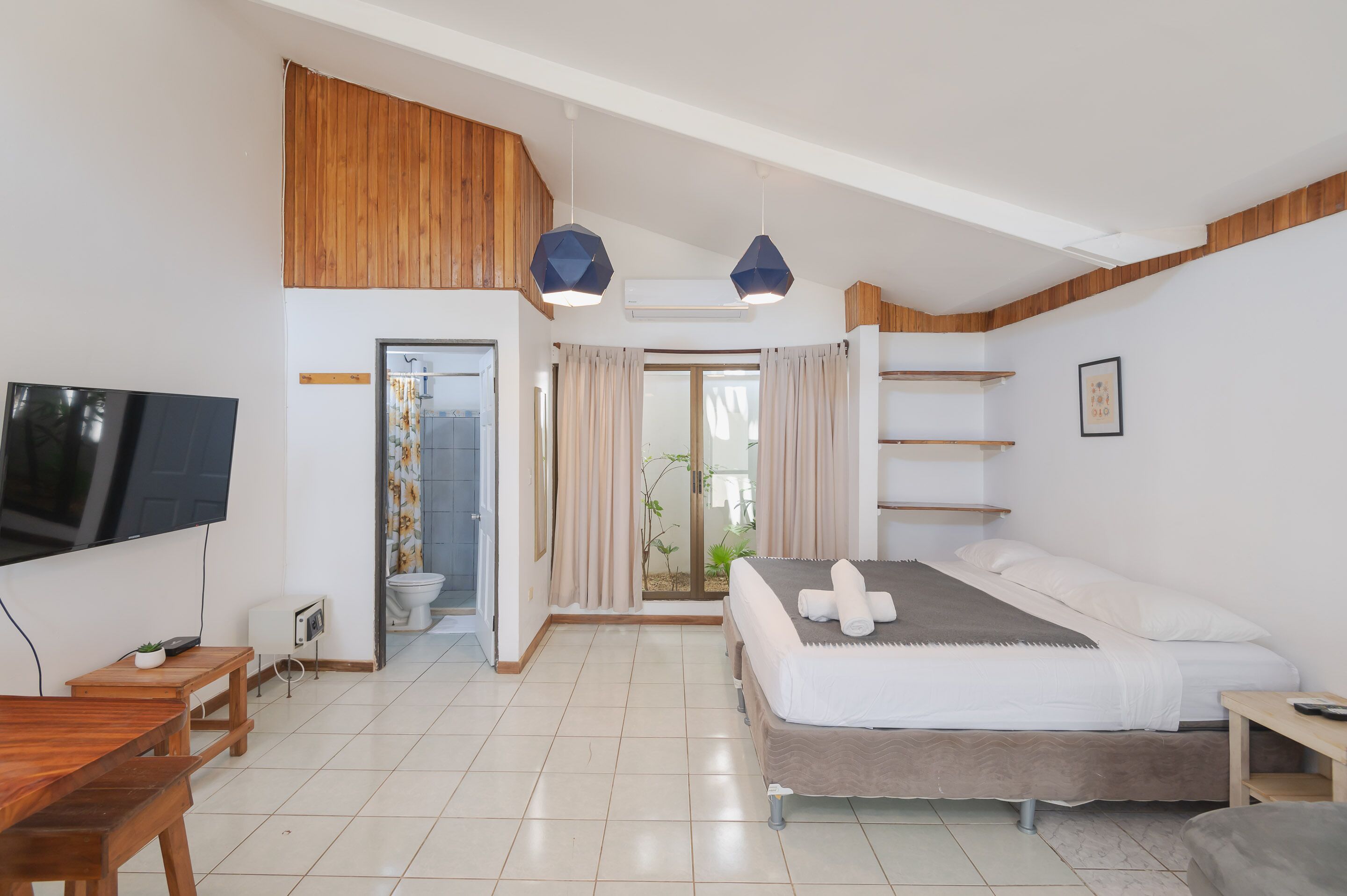 Premium bedding, memory-foam beds, in-room safe, individually decorated