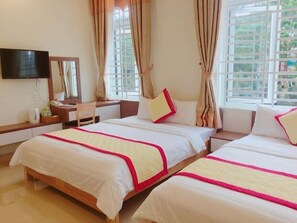 Free minibar items, blackout curtains, free WiFi, bed sheets