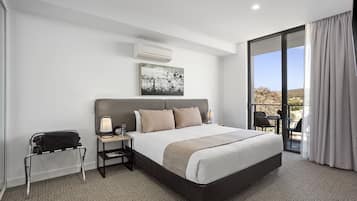 Individually decorated, individually furnished, desk, laptop workspace