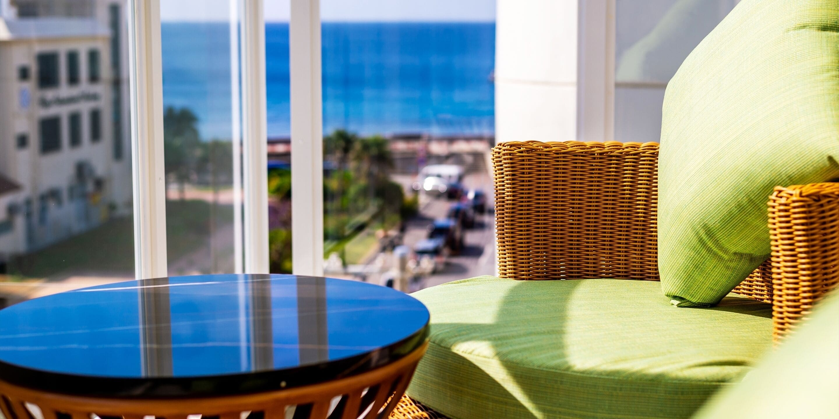 Dobbeltrom – superior, byutsikt | Utsikt fra balkong