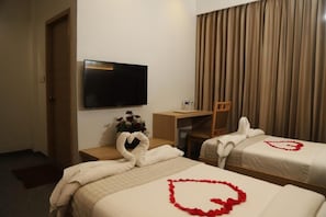 Wifi gratis y ropa de cama