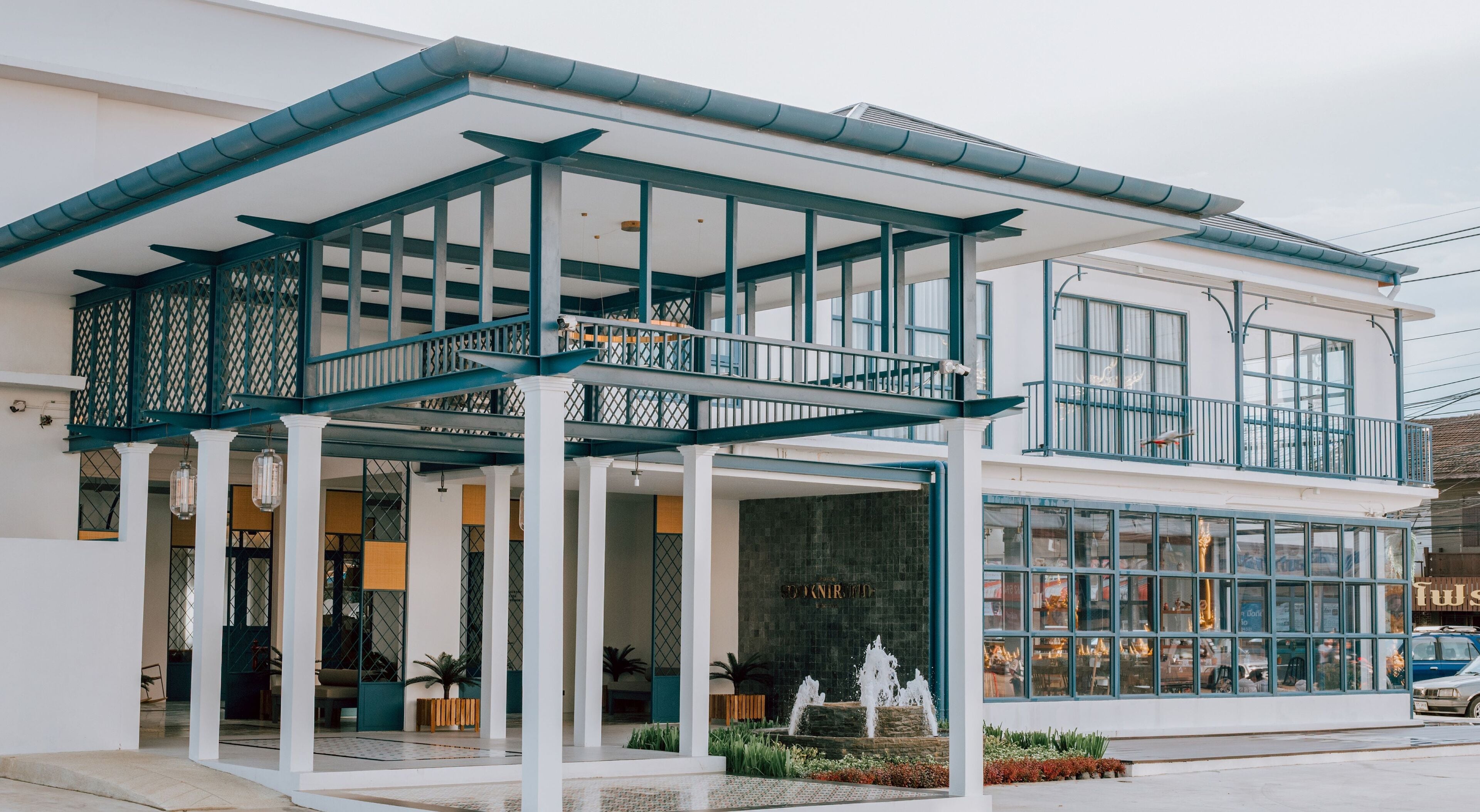 ทางเข้าที่พัก