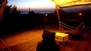 Deluxe-Zelt | Ausblick vom Zimmer