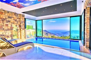 Indoor pool, outdoor pool