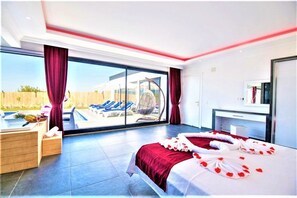 2 habitaciones, decoración personalizada y muebles diferentes 