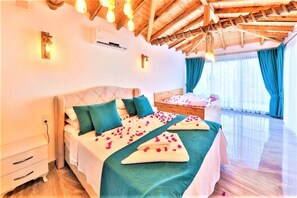 2 habitaciones, decoración personalizada y muebles diferentes 