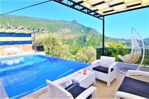 Villa, 2 Bedrooms, Valley View | Terrace/patio - Villa Valley (Kas)