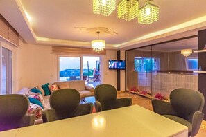 Villa, 2 Bedrooms, Valley View | Living area | Flat-screen TV - Villa Luva (Kas)