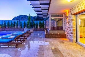Villa, 2 chambres, vue sur la vallée | Terrasse/patio