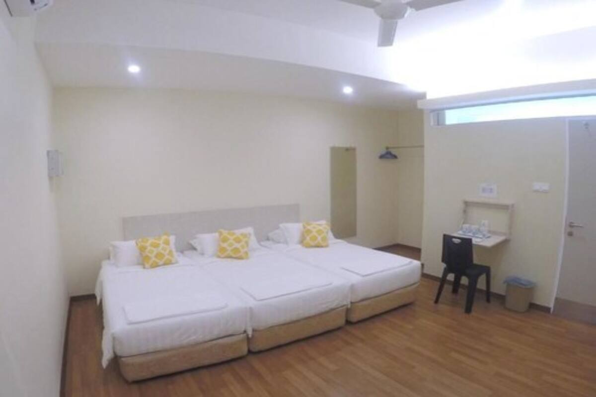 Desk, iron/ironing board, free WiFi, bed sheets