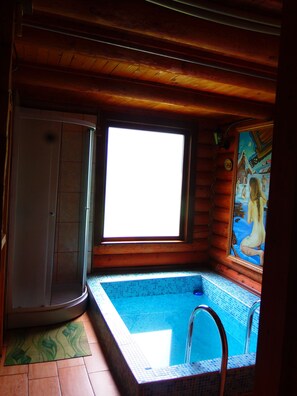 Family Cottage | Bathroom shower - Guest House Family Green (Sasivka)