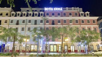 Front of property – evening/night