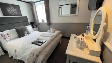 Hypo-allergenic bedding available, iron/ironing board (on request)