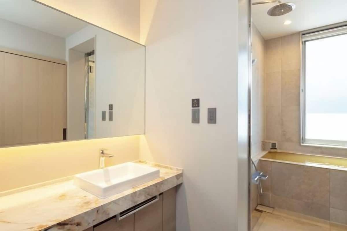 Salle de bain | Articles de toilette gratuits, sèche-cheveux, chaussons, bidet