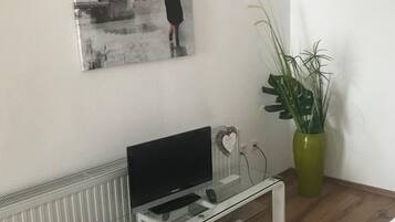 Studio, Terrace | Living area | LED TV