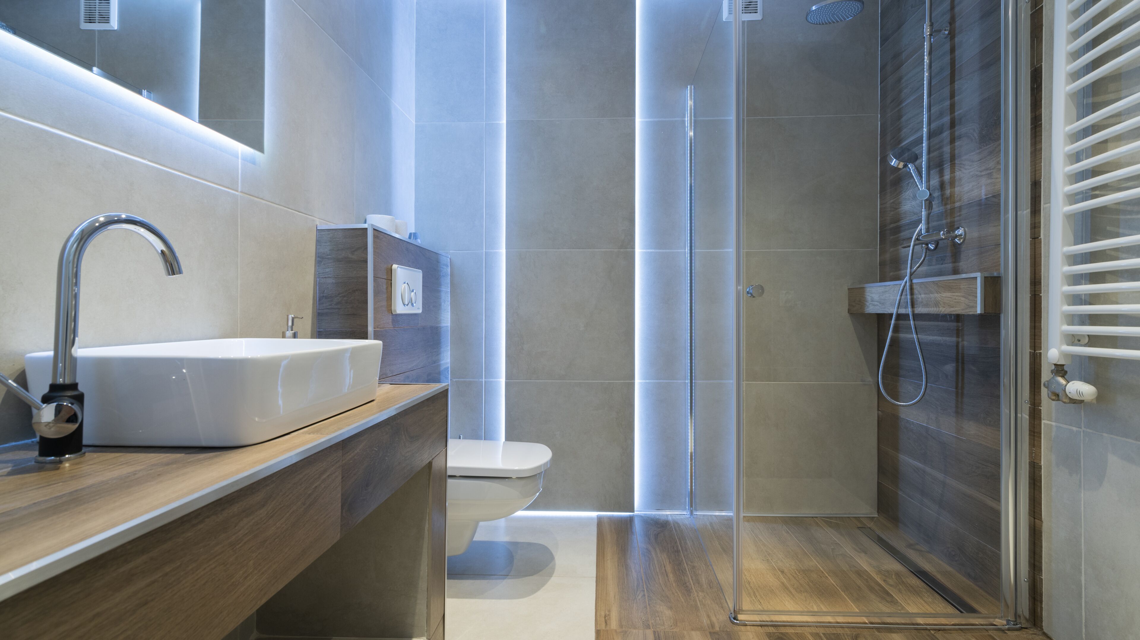Departamento (C 62) | Baño | Regadera, secadora de cabello, toallas 