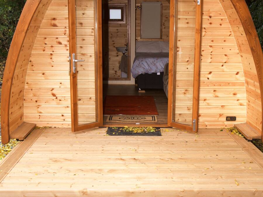 Fassade der Unterkunft