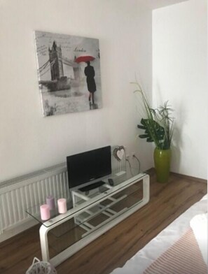 Apartment, 2 Bedrooms | Living area | LED TV