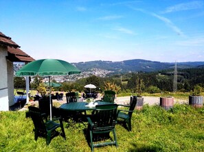 Deluxe Apartment, Mountain View (Fewo 3) | Terrace/patio