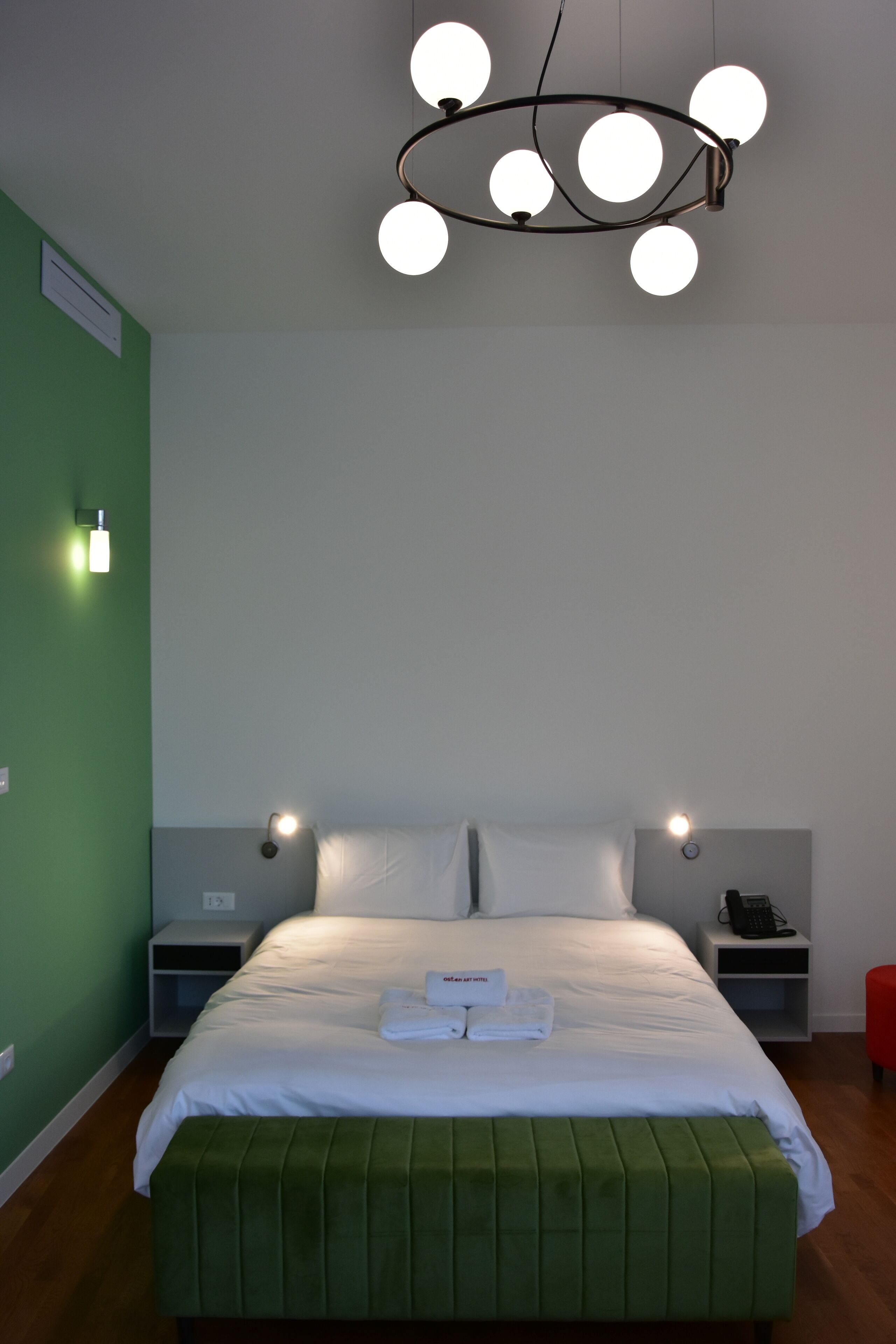 Hypo-allergenic bedding available, desk, blackout drapes, soundproofing