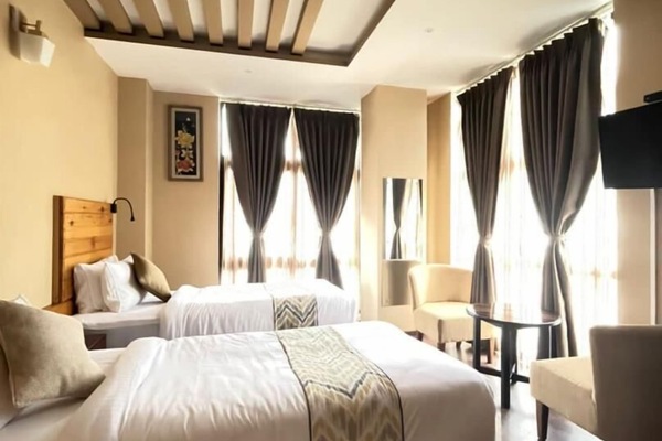 Deluxe Double or Twin Room | Cadar kapas Mesir, peralatan tempat tidur premium, gebar bulu kapas