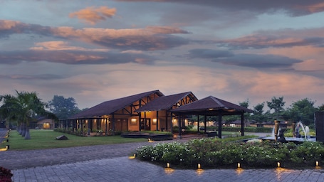 Exterior. WelcomHeritage Tadoba Vanya Villas Resort & Spa