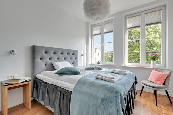 Apartment, 3 Schlafzimmer | Bügeleisen/Bügelbrett, Bettwäsche