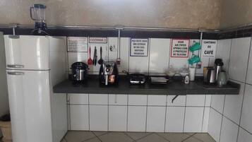 Espaço de cozinha compartilhada