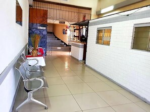 Sitteområde i lobbyen