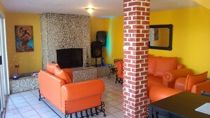 Exclusive House | Living room | LCD TV, Netflix - Baja Grand Hacienda (Playas de Rosarito)