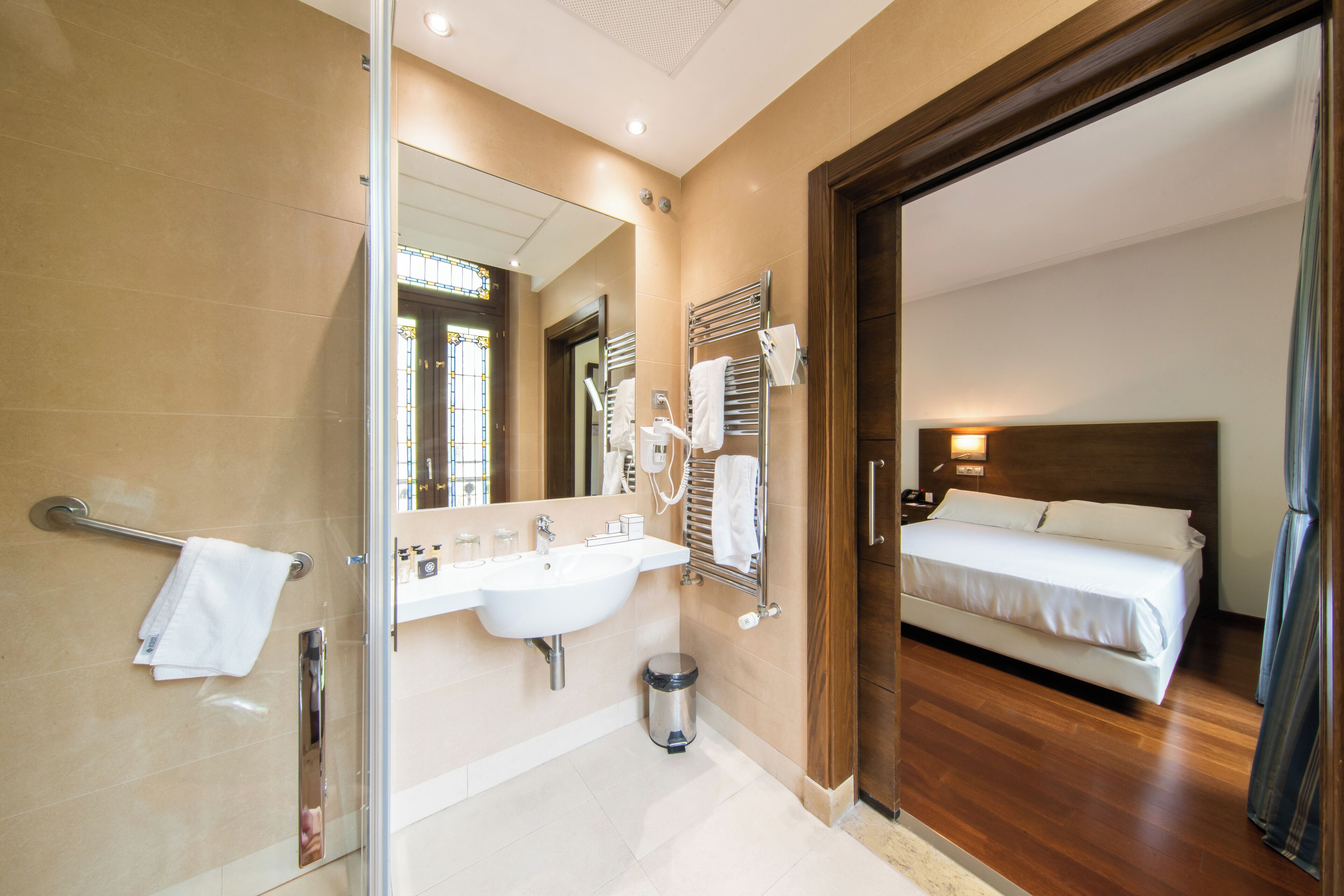 double or twin room | minibar, in-room safe, desk, laptop workspace