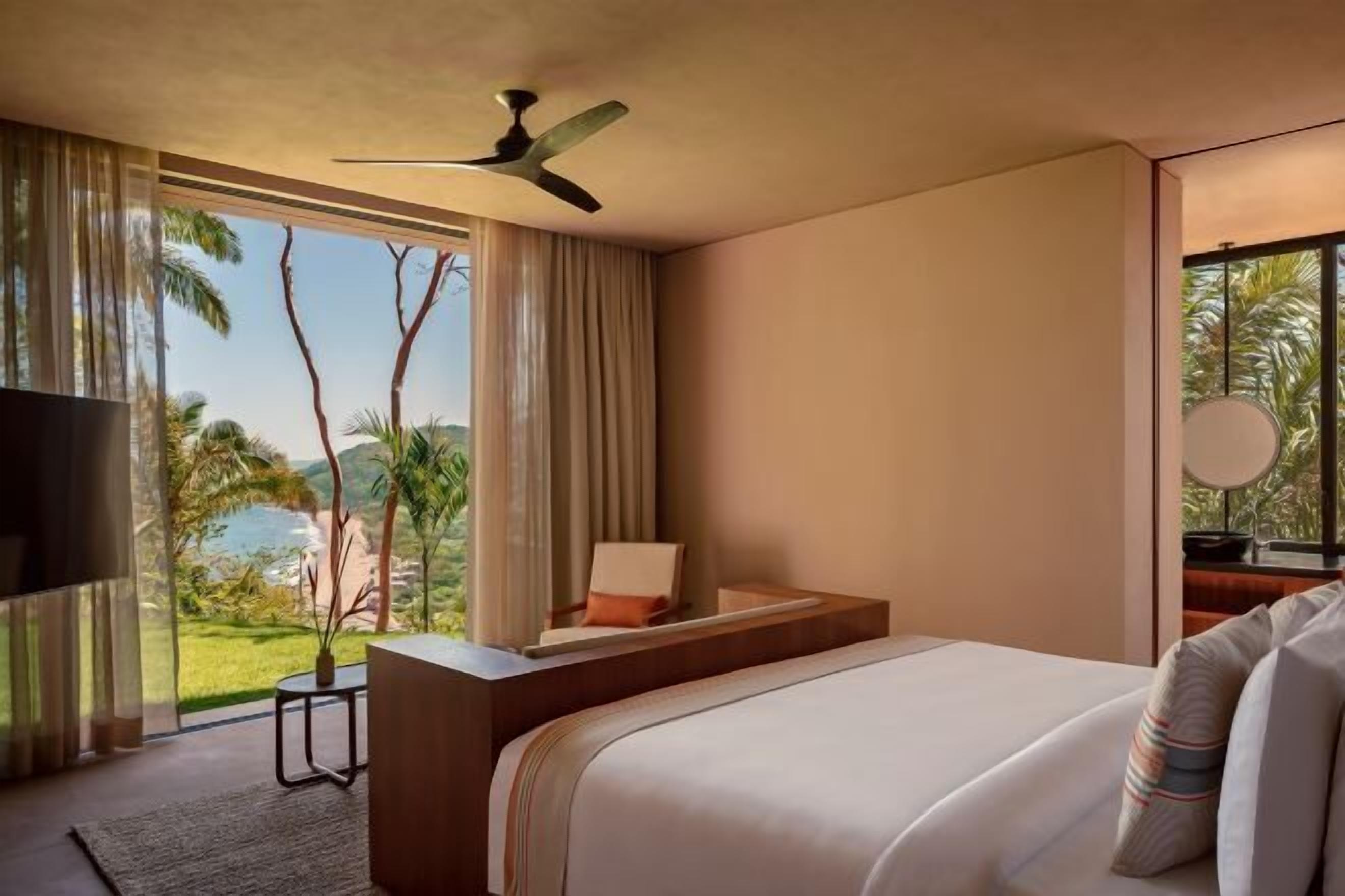 Premium bedding, memory-foam beds, minibar, in-room safe