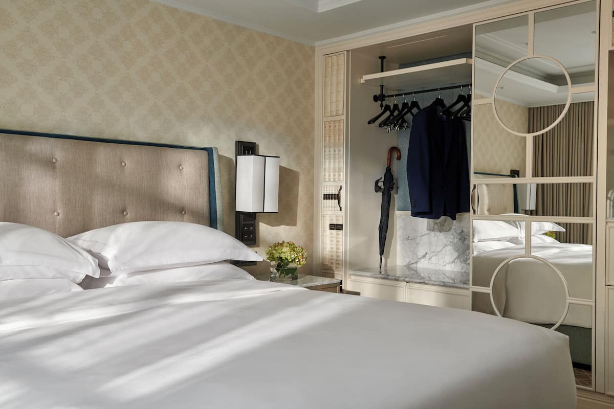 Room, 1 Katil Raja (King) (Premiere) | Cadar kapas Mesir, peralatan tempat tidur premium