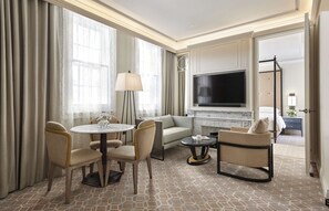 Suite, 1 cama King size (Sherlock Suite) | Sábanas de algodón egipcio y ropa de cama de alta calidad 
