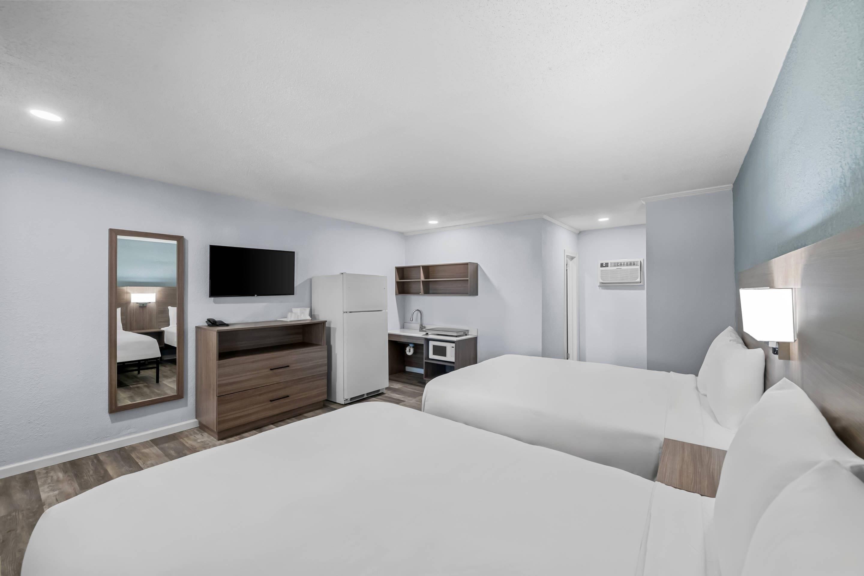 Room, 2 Queen Beds, Non Smoking | Premium bedding, individually furnished, desk, iron/ironing board