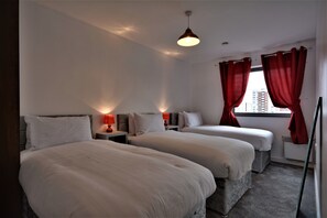 패밀리 아파트 | 2 개의 침실, 암막 커튼, 다리미/다리미판, 침대 시트