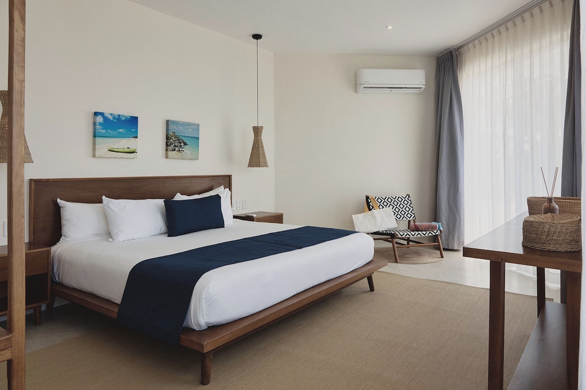 Zimmer, 1 King-Bett, Balkon, Meerblick