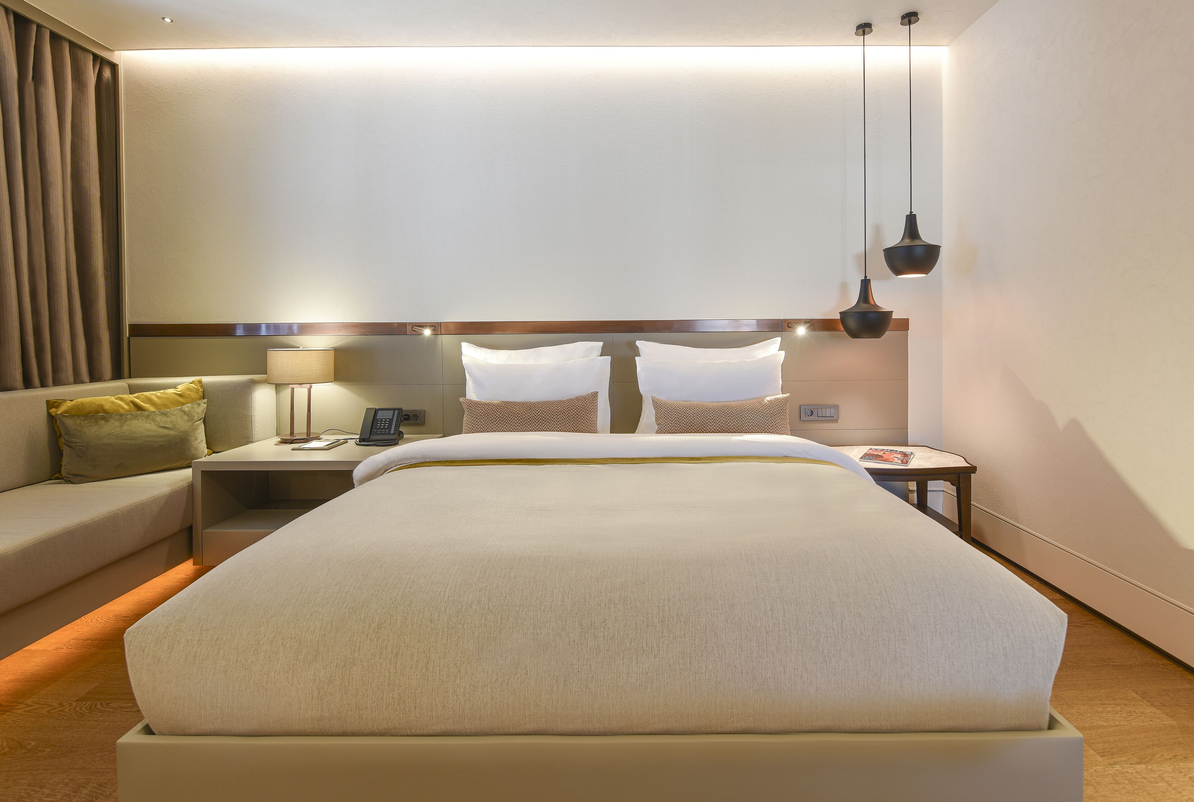 premium bedding, down duvets, pillow-top beds, minibar