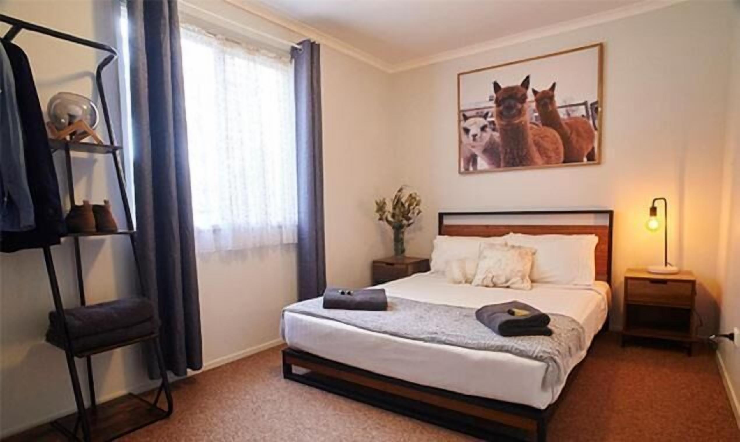 Select Comfort beds, individually decorated, individually furnished