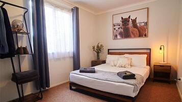 Select Comfort beds, individually decorated, individually furnished