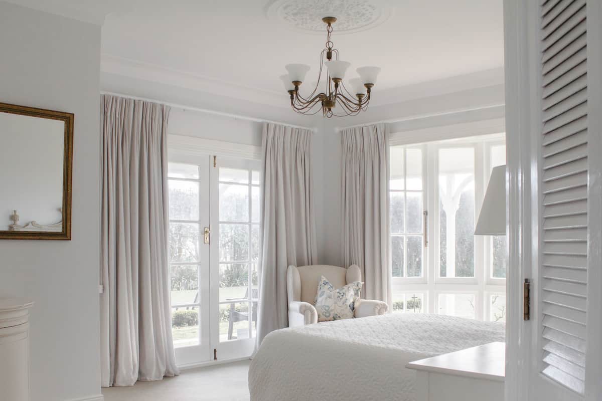 Individually decorated, individually furnished, blackout drapes