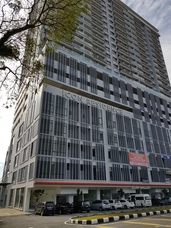 Façade de l’hébergement