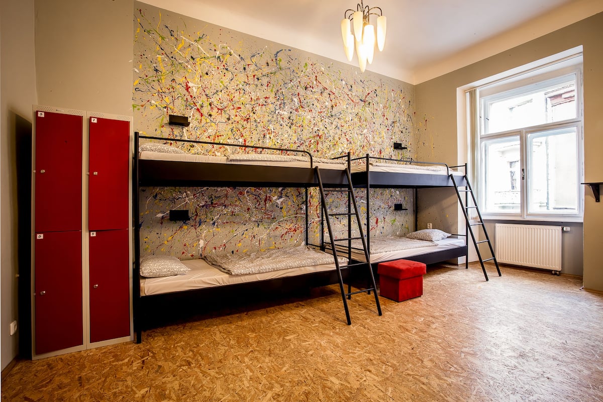 Basic Shared Dormitory (8 beds) | Blackout drapes, WiFi (free), individually decorated, bed sheets