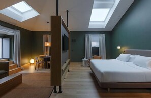 Loftsleilighet – premium | Sengetøy av topp kvalitet, dundyner og senger med Select Comfort-madrass