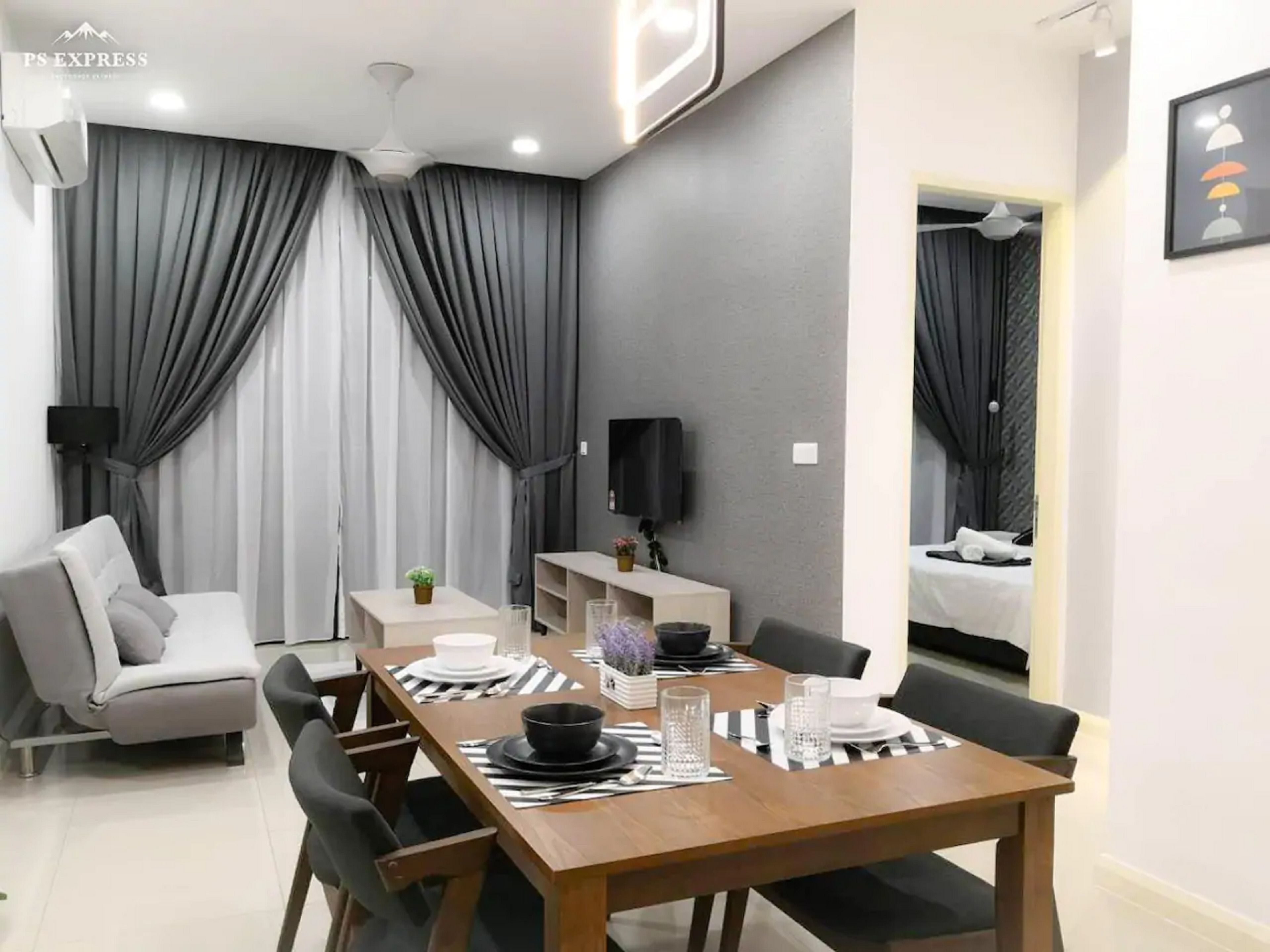 公寓, 2 间卧室 (T11119 GreySuite) | 客房内用餐