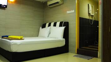 Desk, blackout curtains, iron/ironing board, free WiFi