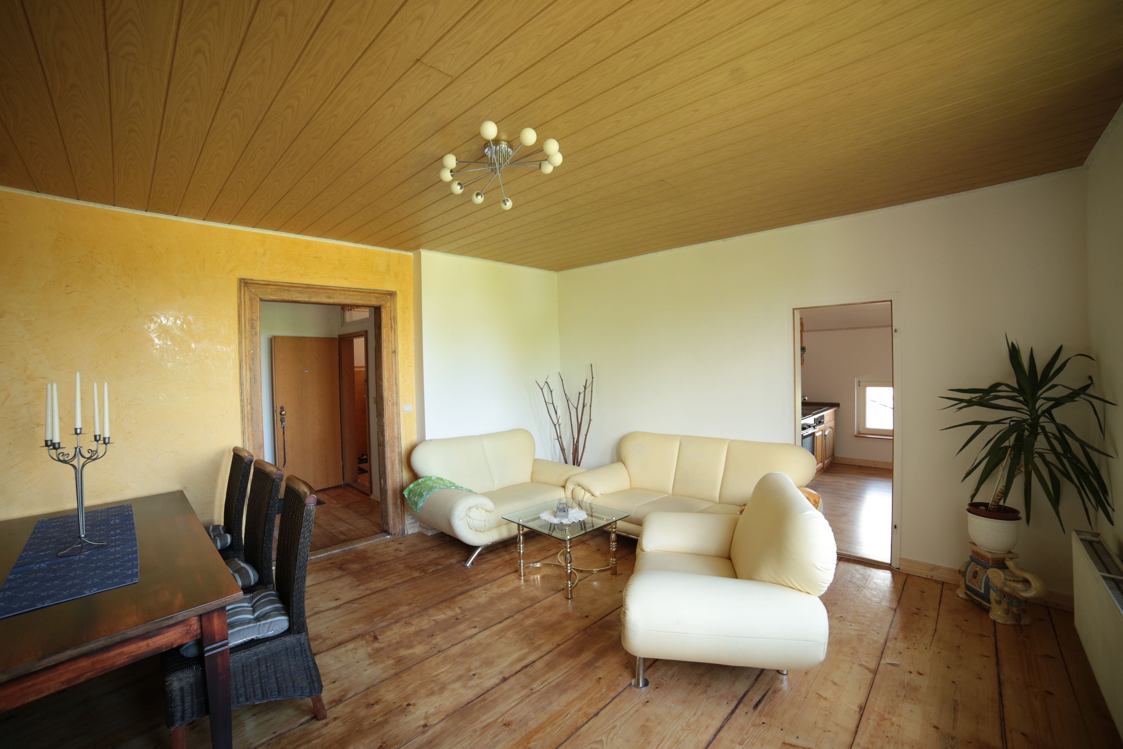 Apartment, 3 Bedrooms (Hermine) | Living area | Flat-screen TV