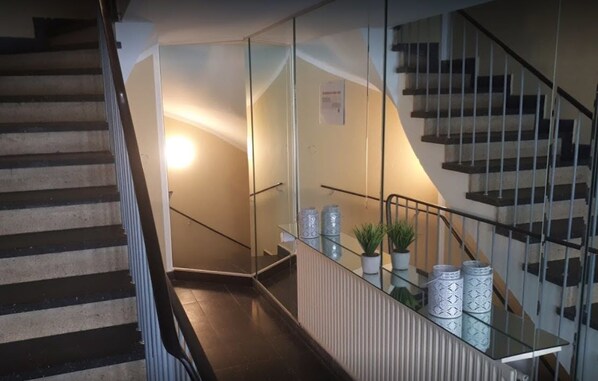 Staircase - White Pearl Hostel (Nuremberg)