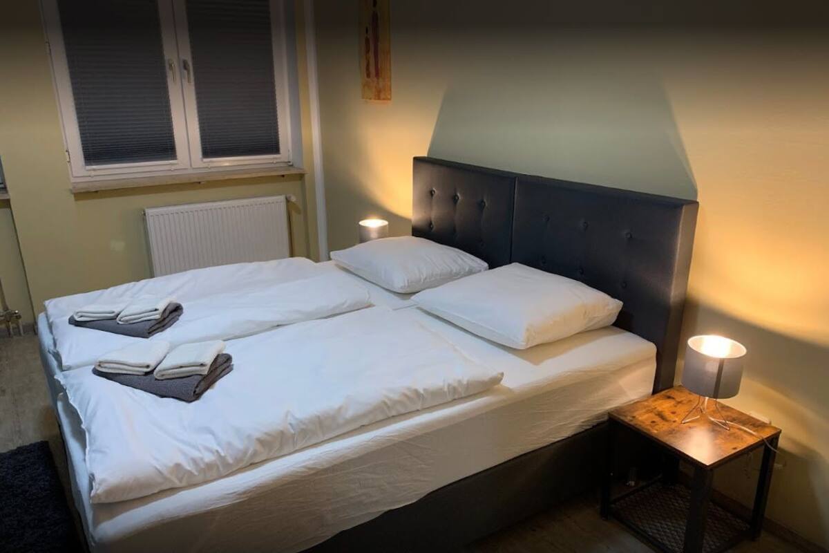 Desk, WiFi (free), bed sheets